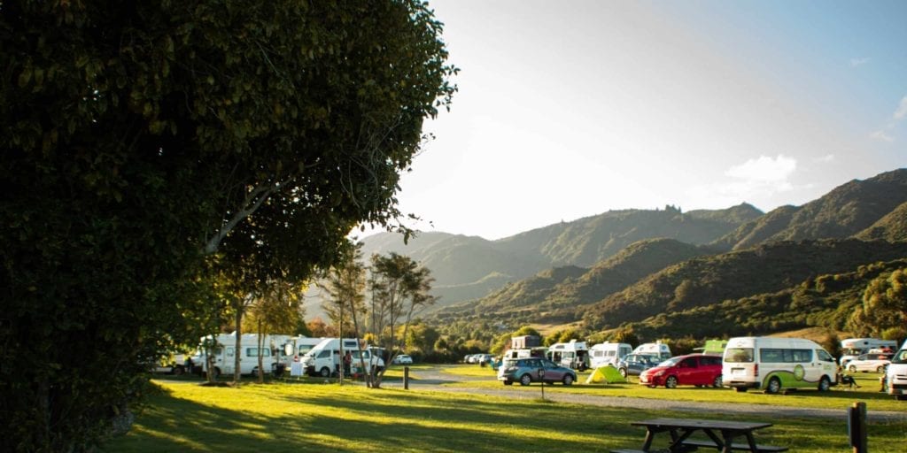 The Barn Campground in Abel Tasman