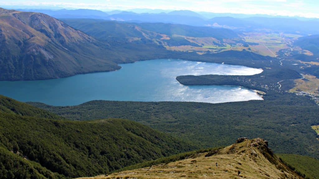 Mt Robert Lake in the Nelson Tasman