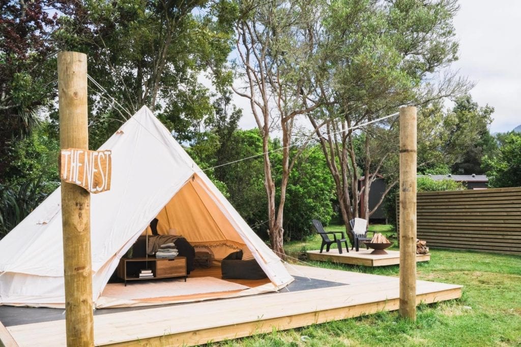 The Nest, Glamping tent