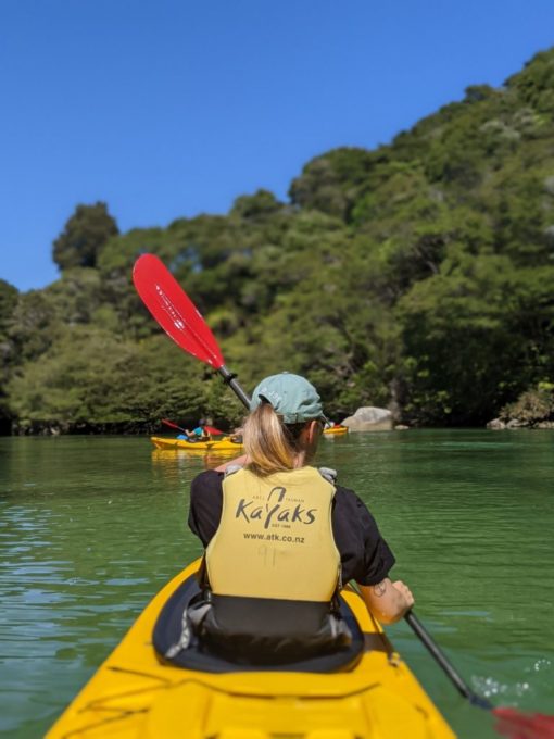 Abel Tasman Trips - person in a kayak