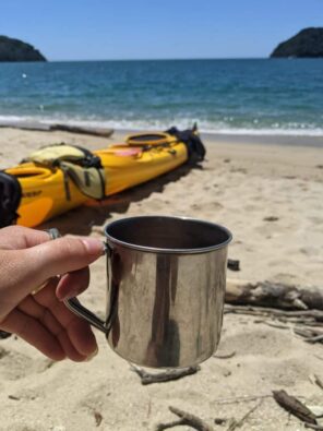 Abel Tasman Trips - beach coffee