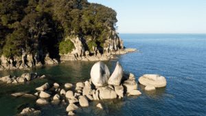 Split Apple Rock in the abel tasman