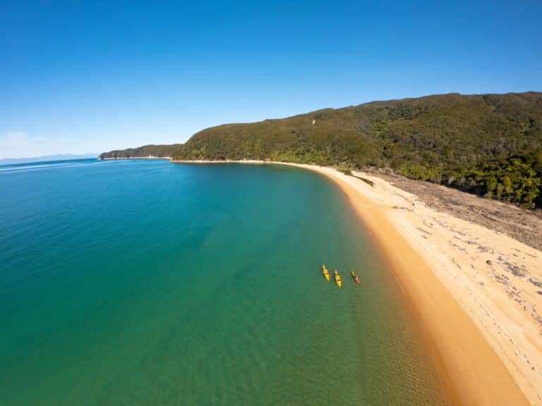 Kayaking abel tasman