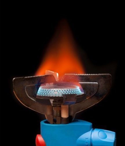 Abel Tasman Trips - Gas cooker burning
