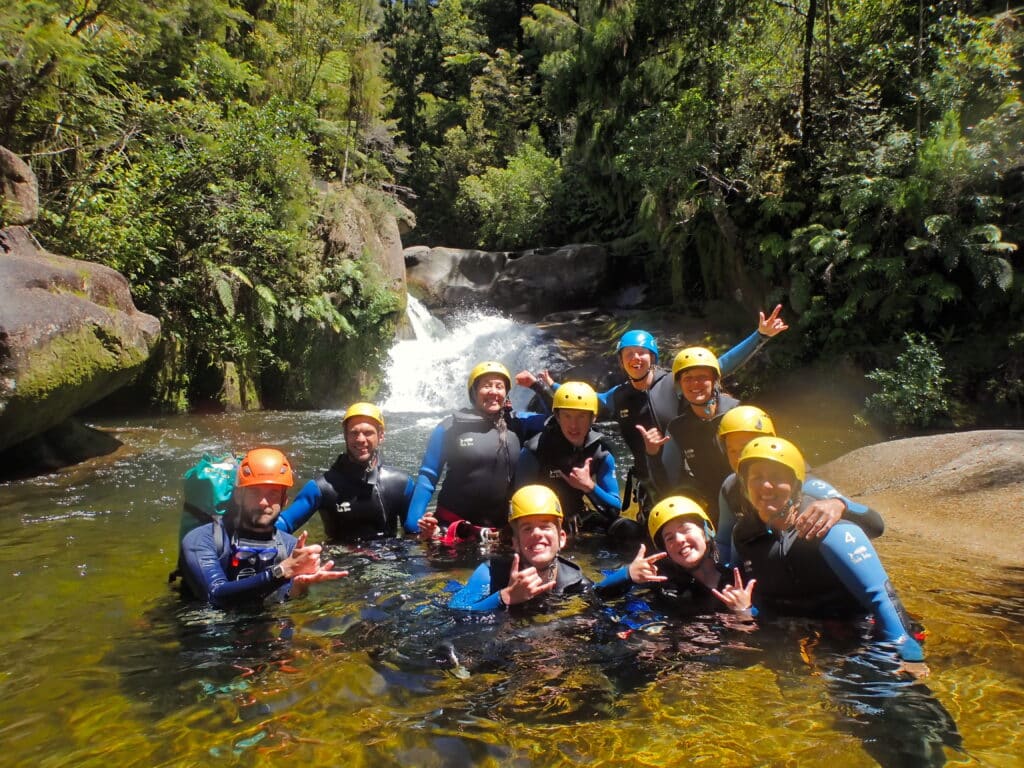 Canyoning torrent river Abel Tasman Trips