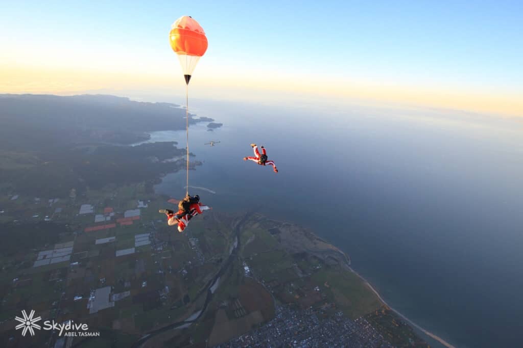 Sky dive abel tasman trips