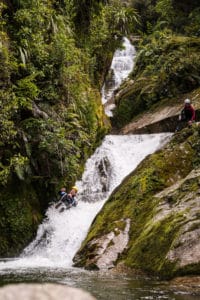 Abel Tasman Canyons waterfall slide