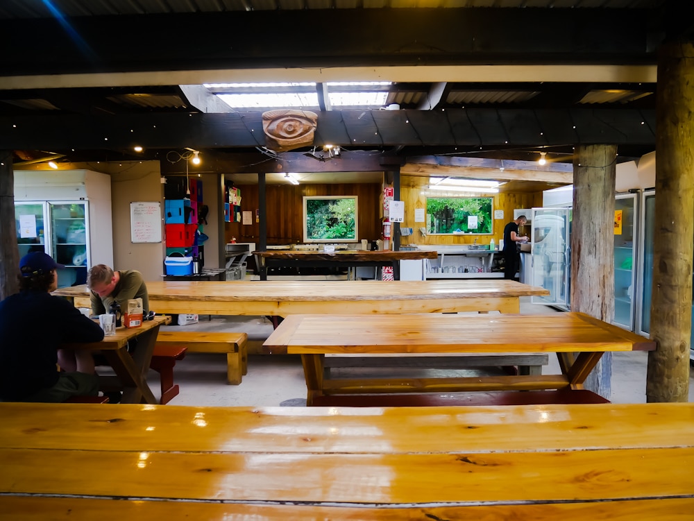 The barn cabins and camp big kitchen