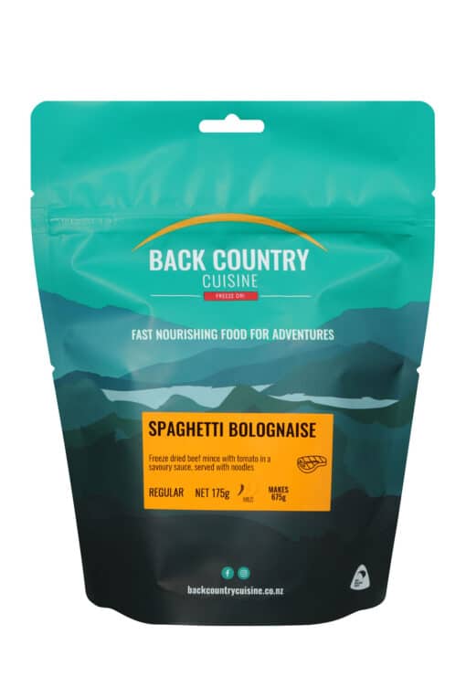 Abel Tasman Trips Backcountry Cuisine - Spaghetti Bolognese