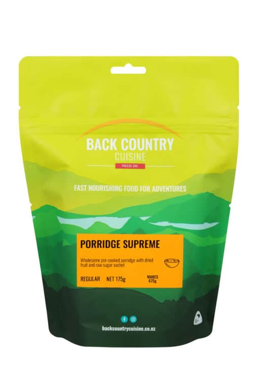 Abel Tasman Trips Backcountry Cuisine - porridge supreme