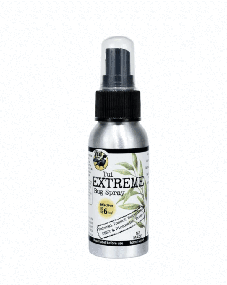 Tui Bug Spray for sale at the barn cabins and camp abel tasman trips