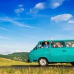 van travels to the barn cabins and camp