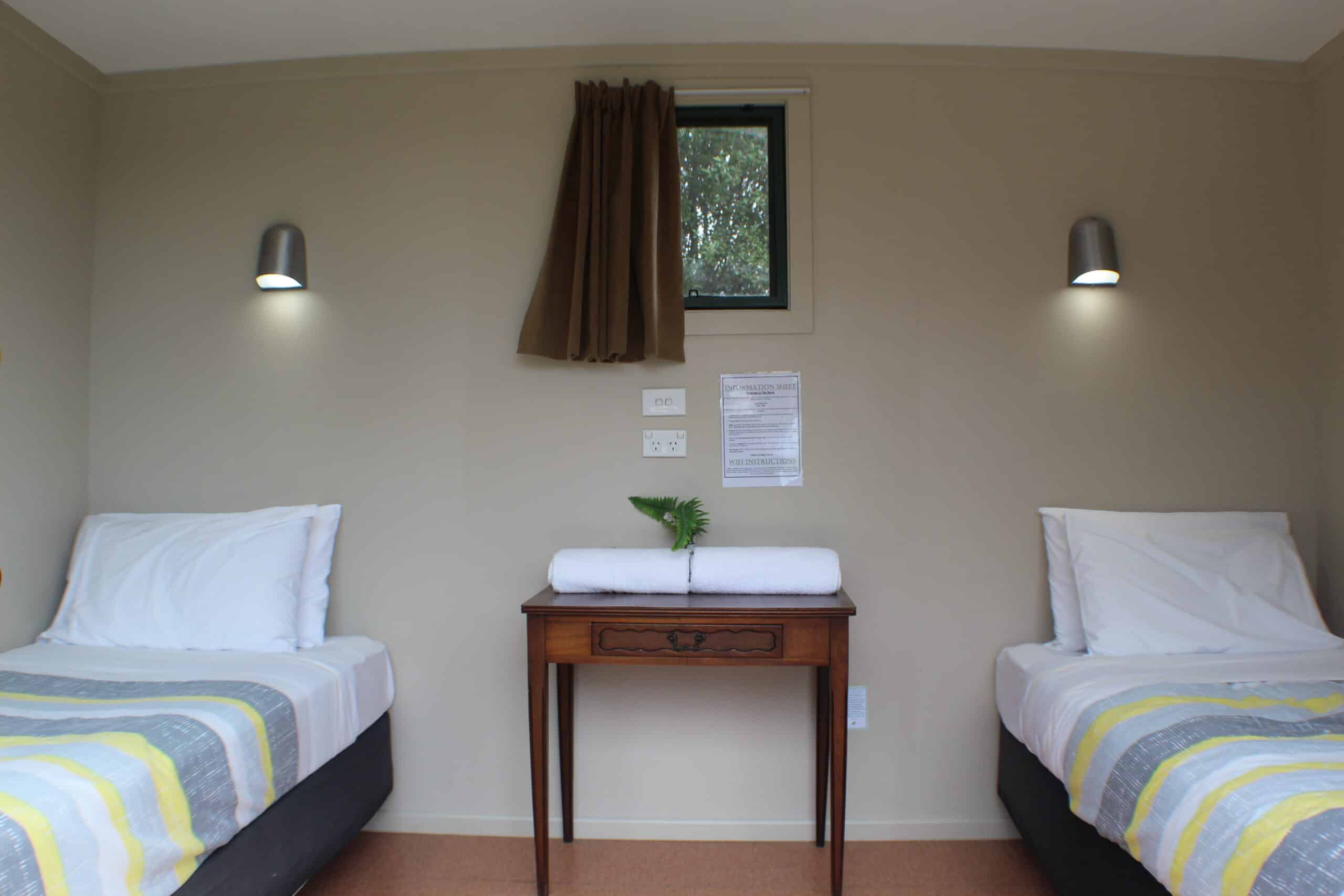 Twin Cabin at The Barn Cabins and Camp Abel Tasman