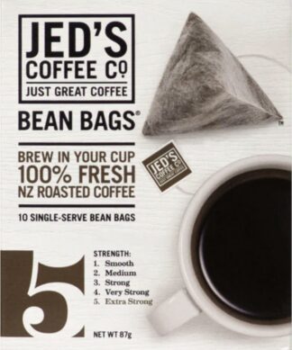 Jed's Coffee Bean Bags box